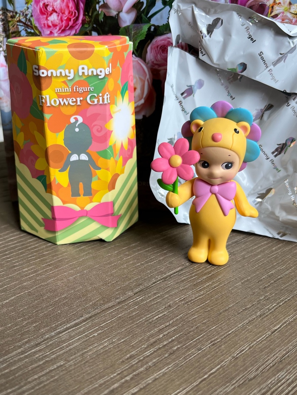 Sonny Angel ORANGE Daisy Lion Flower Gift Series AUTHENTIC Factory Fresh NEW!